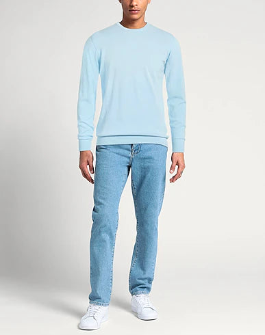 Calvin Klein Maglioncino Girocollo Azzurro Uomo