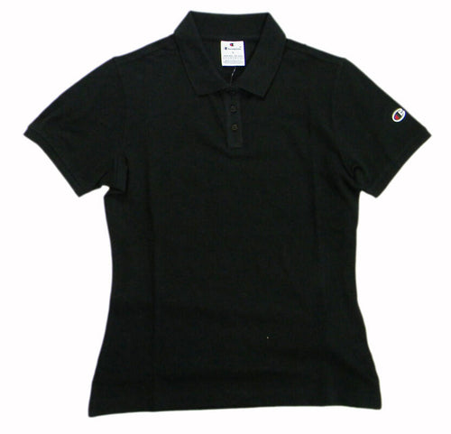Champion Mm Light Cotton Polo Nera Donna