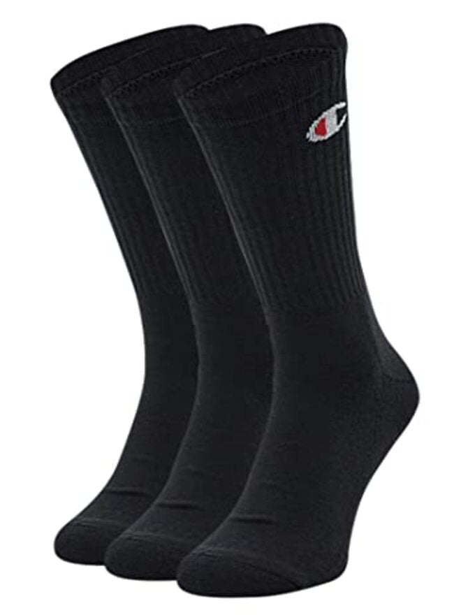 Champion Core 3PP Crew Chaussettes Noires Unisexe