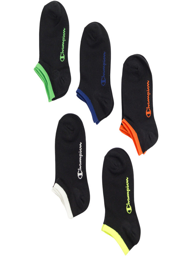 Champion 5PK Chaussettes Noires Enfants