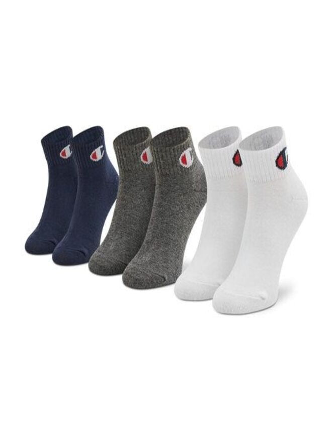 Champion 3PK Chaussettes Multicolores Enfant