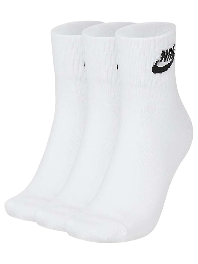 Nike Everyday Essential Ankle Socks Lot de 3 paires Blanc