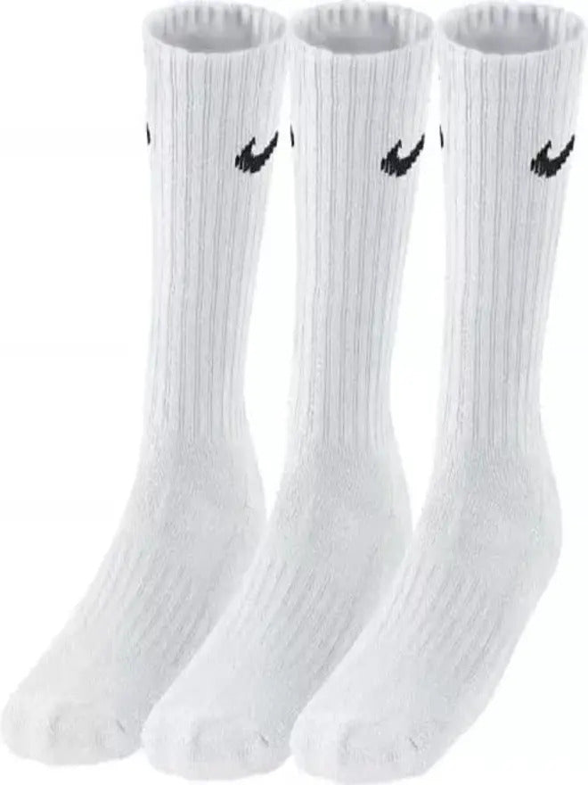 Chaussettes Nike V Cush Crew Blanc Unisexe