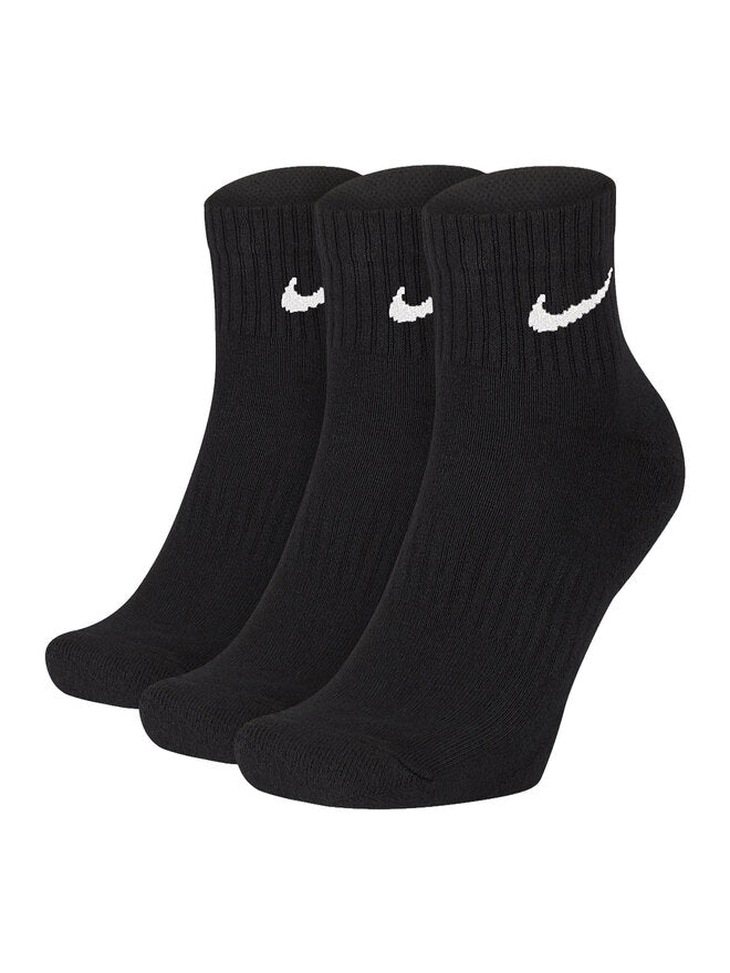Chaussettes noires unisexes Nike Everyday Cushion (lot de 3)