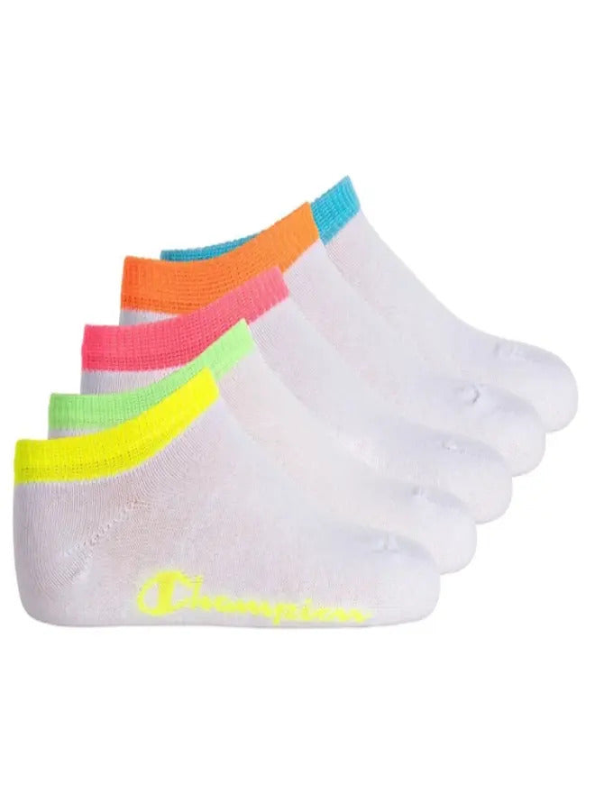 Champion 5PK Chaussettes Multicolores Enfant