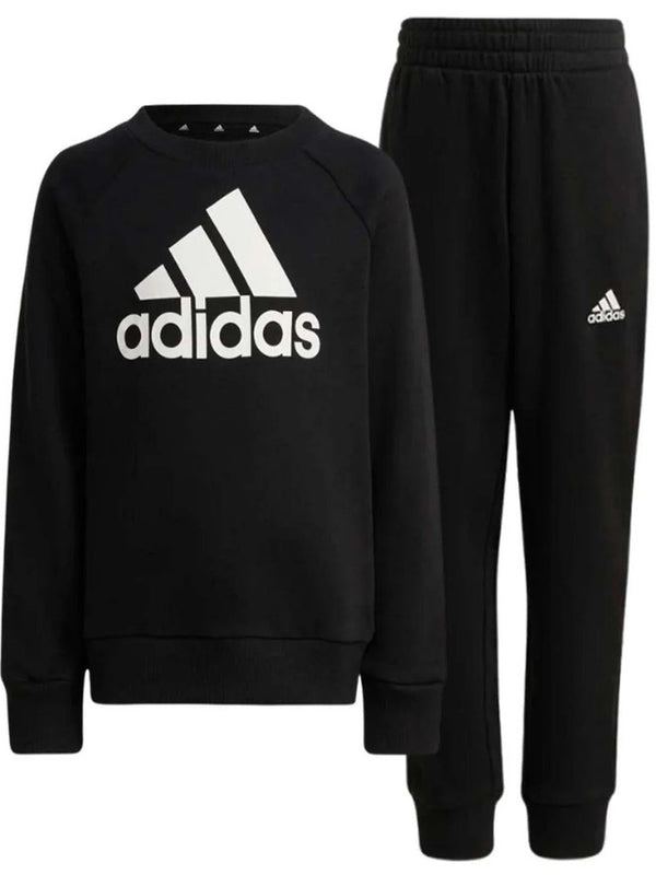 Adidas Ensemble de survêtement Essentials Logo French Terry Noir Enfant