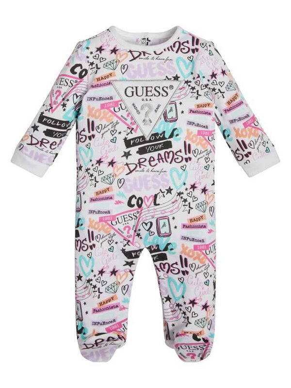 Guess Baby Tuta Multicolore Bambina