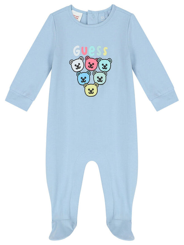 Guess Baby Tutina Neonato Blu Bambino