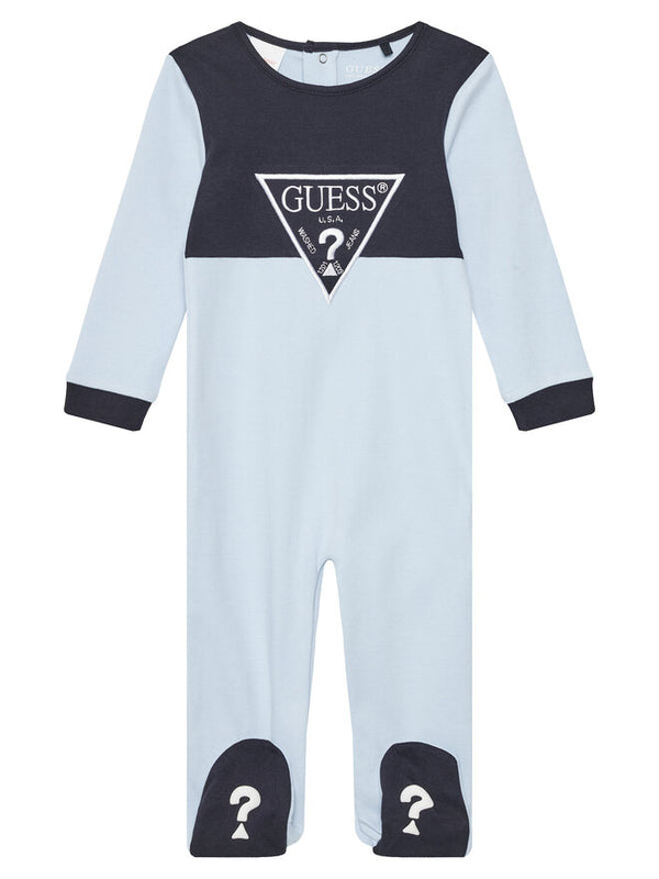 Guess Baby Tutina Neonato Blu Nera Bambino