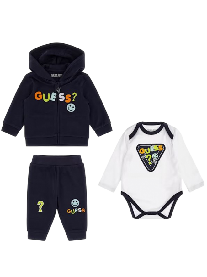 Guess Kids Ensemble Survêtement Bleu Blanc Enfant