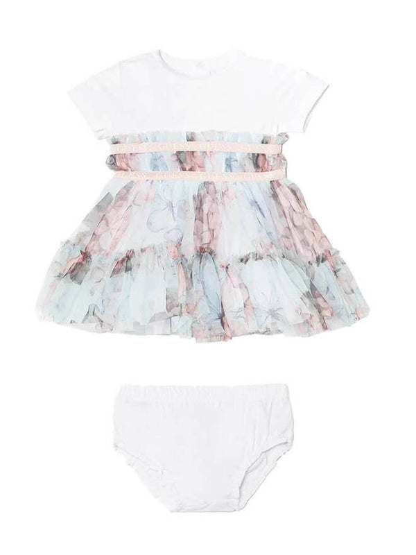 Guess Baby Vestito Multicolore Bambina