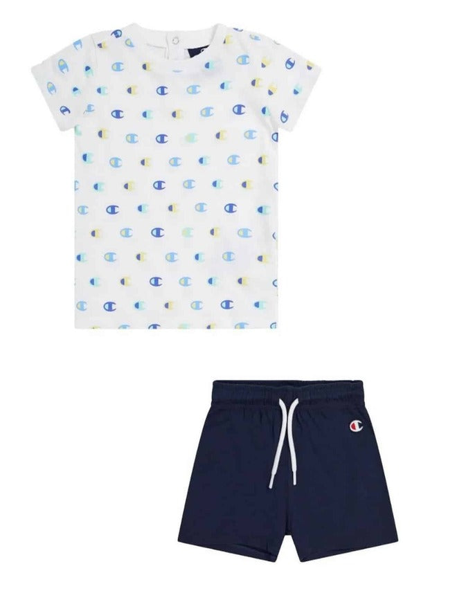 Ensemble Bébé Champion Blanc