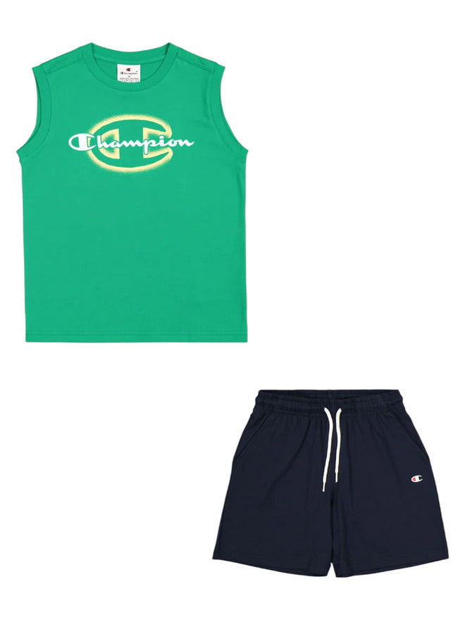 Ensemble de sport Champion bleu vert pour enfant