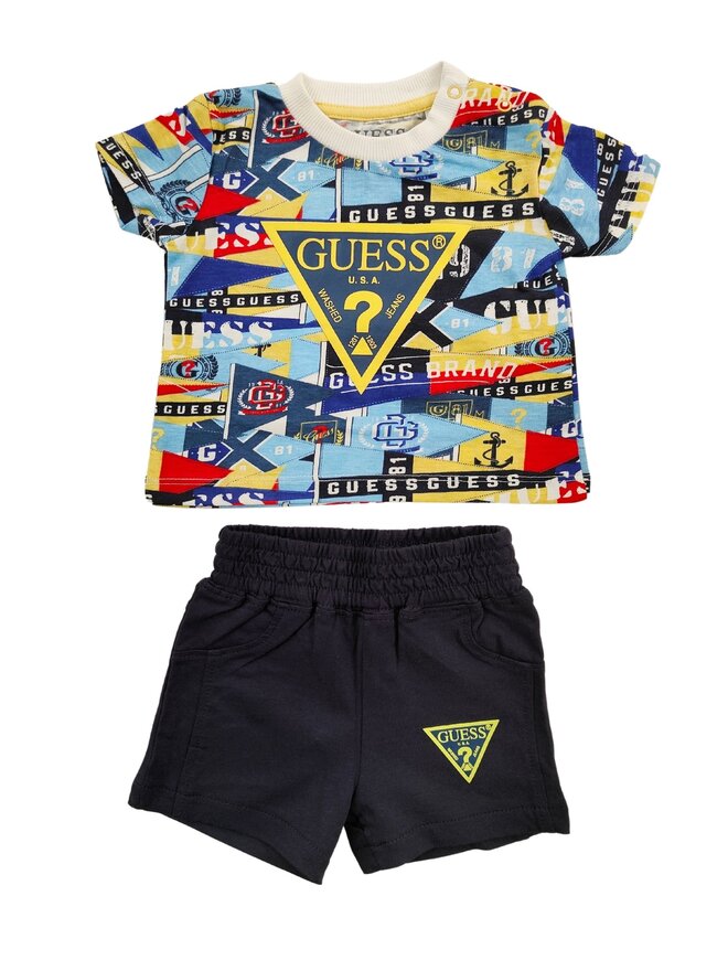 Guess Kids Completo 2 Pezzi Multicolore Bambino