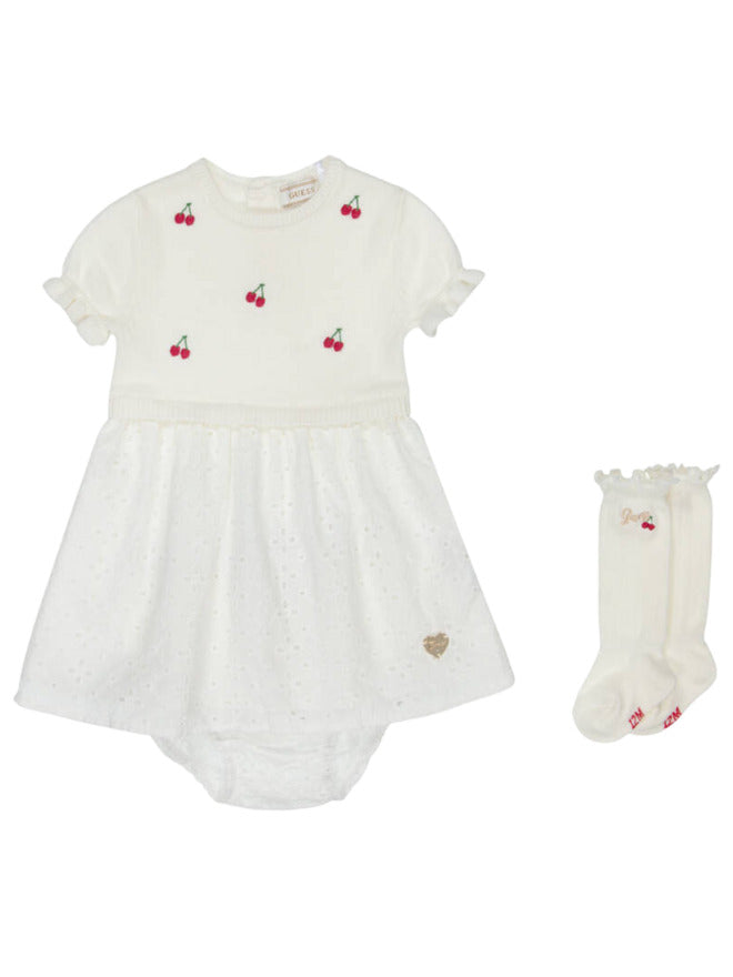 Guess Baby Ensemble 3 pièces Blanc Rouge Fille