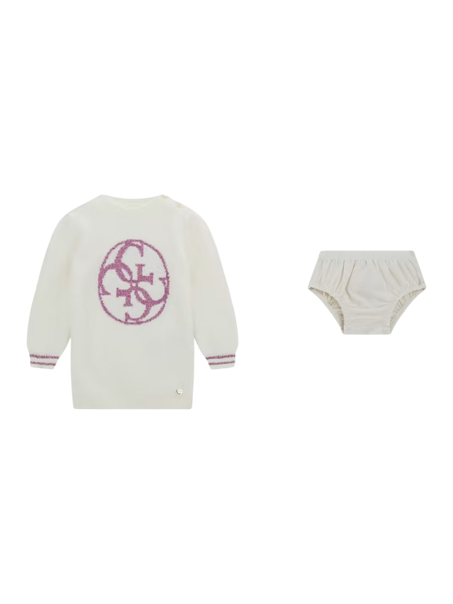Guess Baby Set 2 Pezzi Rosso Oro Bambina
