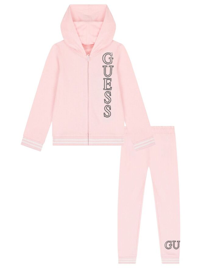 Guess Kids Ensemble 2 Pièces Rose Fille