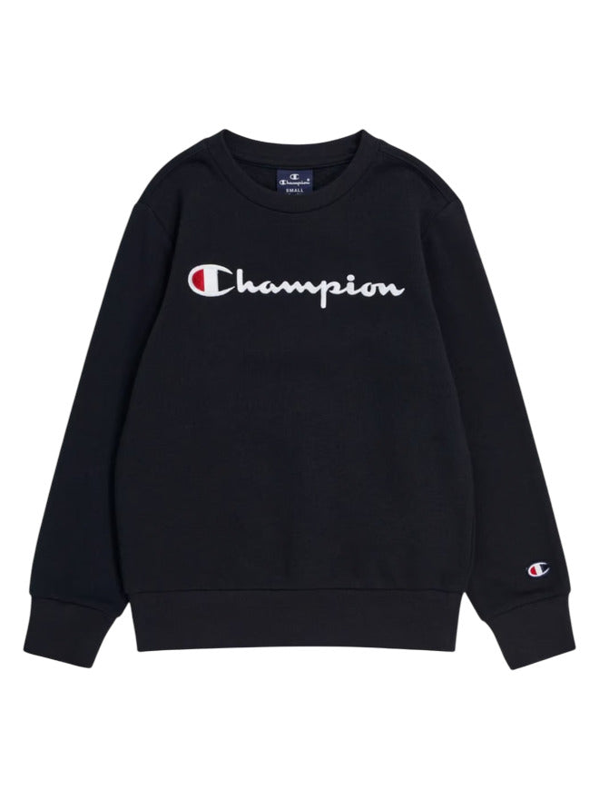 Champion Ultra Light Power Blend Sweat-shirt col rond noir enfant