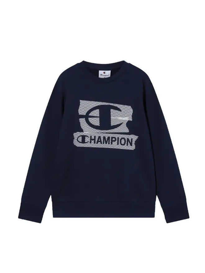 Champion Felpa girocollo Blu Bambini Ragazzi