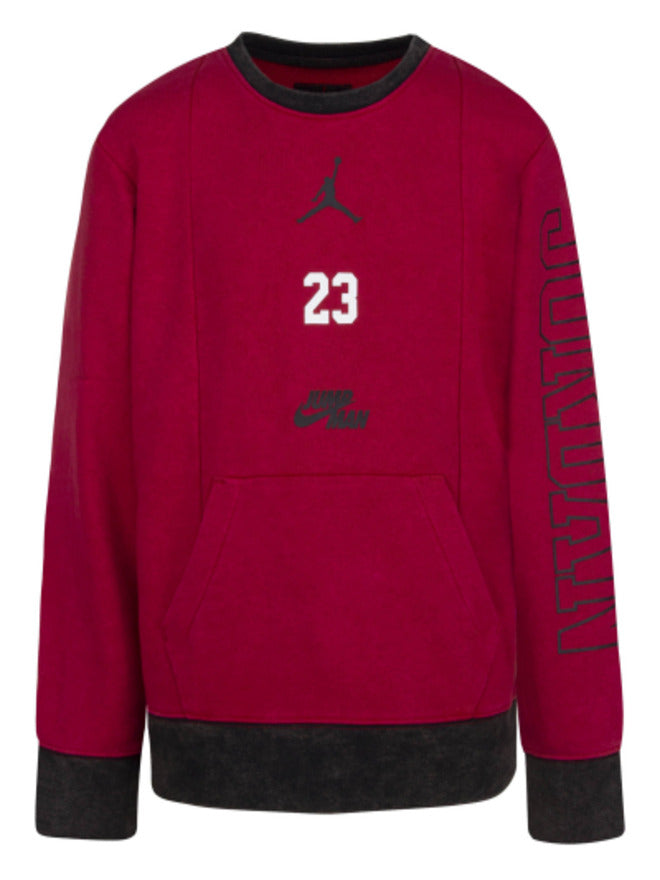 Jordan Sweat-shirt ras du cou rouge Elevated Classics pour enfant