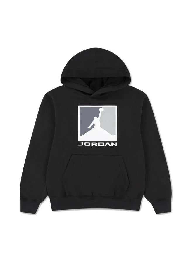 Jordan Sweat-shirt à capuche noir pour enfant avec logo maxi
