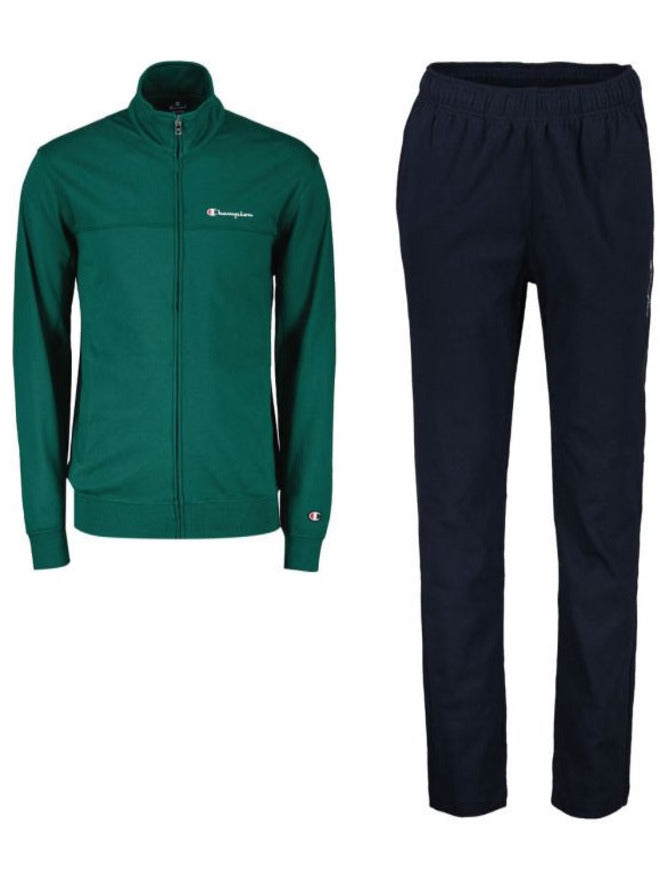 Champion Legacy Sport Ensemble de survêtement bleu vert pour femme
