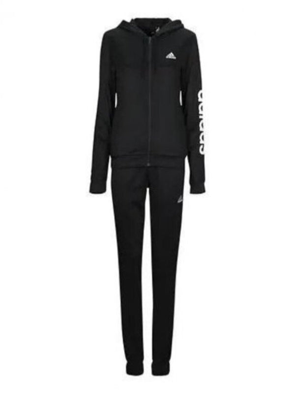 Adidas Linear Completo Tuta Nero Donna