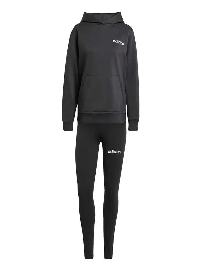 Adidas Leisure Completo Tuta Nero Donna