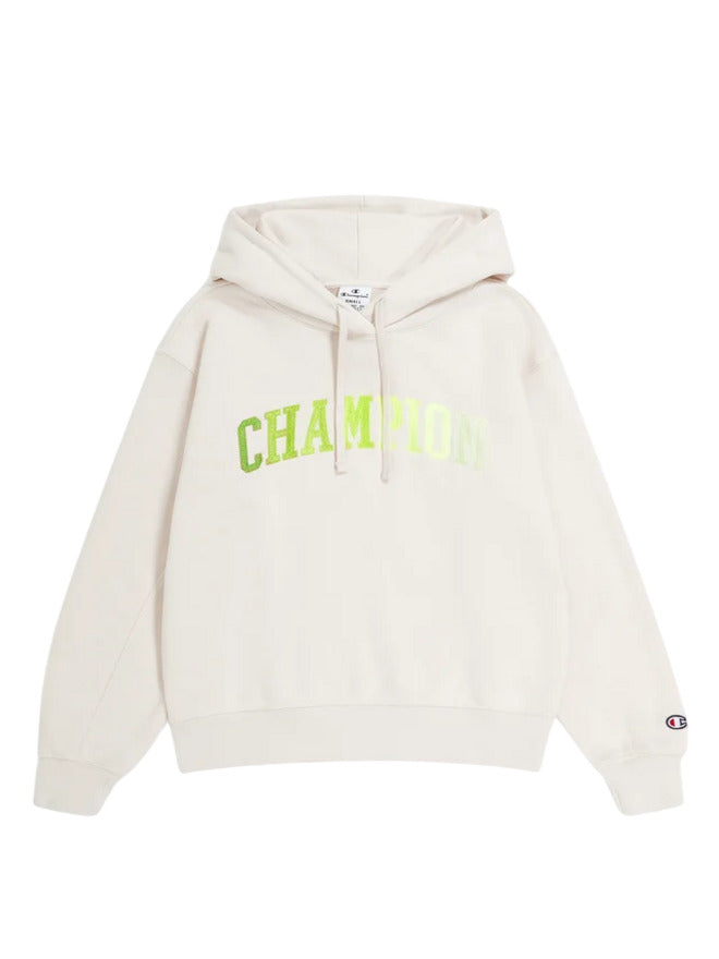 Champion Icons Sweat à Capuche Jaune Vert Femme