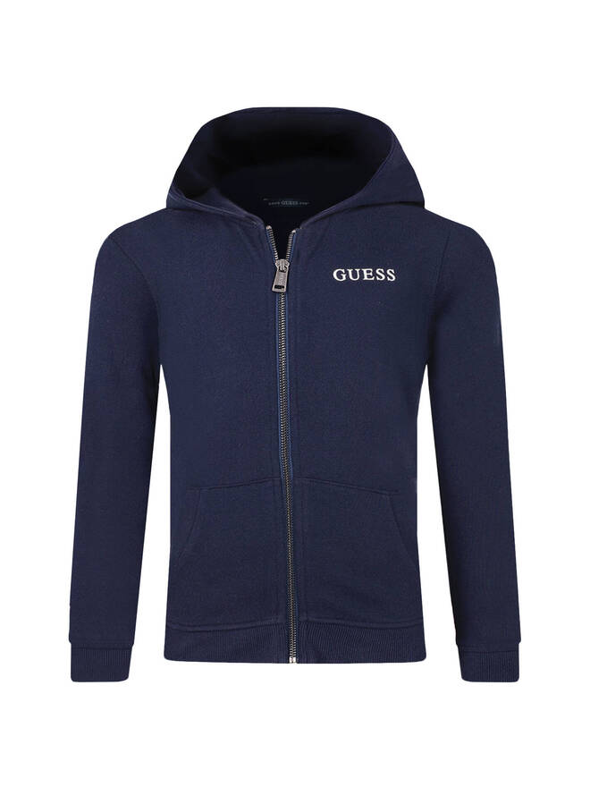 Guess Sweat-shirt à Capuche Bleu Enfants