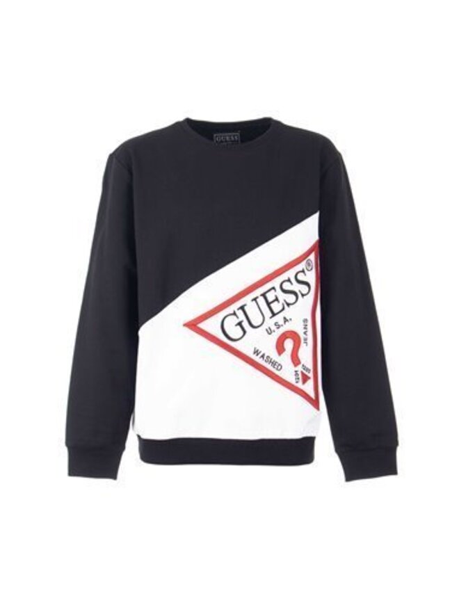 Guess Sweat-shirt ras du cou noir Enfants Garçons