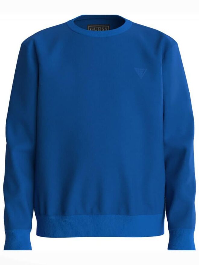 Guess Children's Sweat-shirt ras du cou bleu enfant
