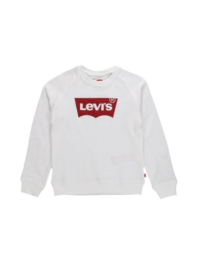Levi's Infant's Felpa Girocollo Bianca Bambini