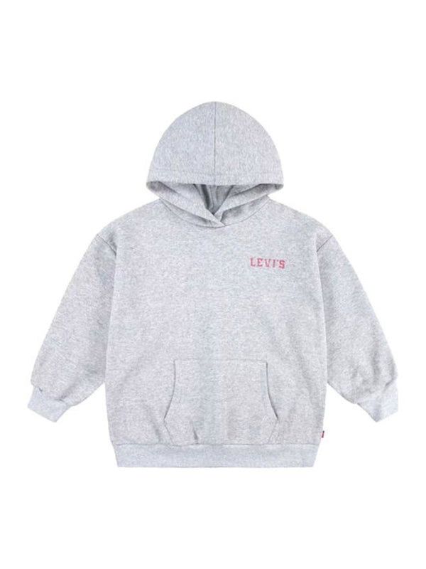 Sweat à capuche gris Levi's Kids pour fille