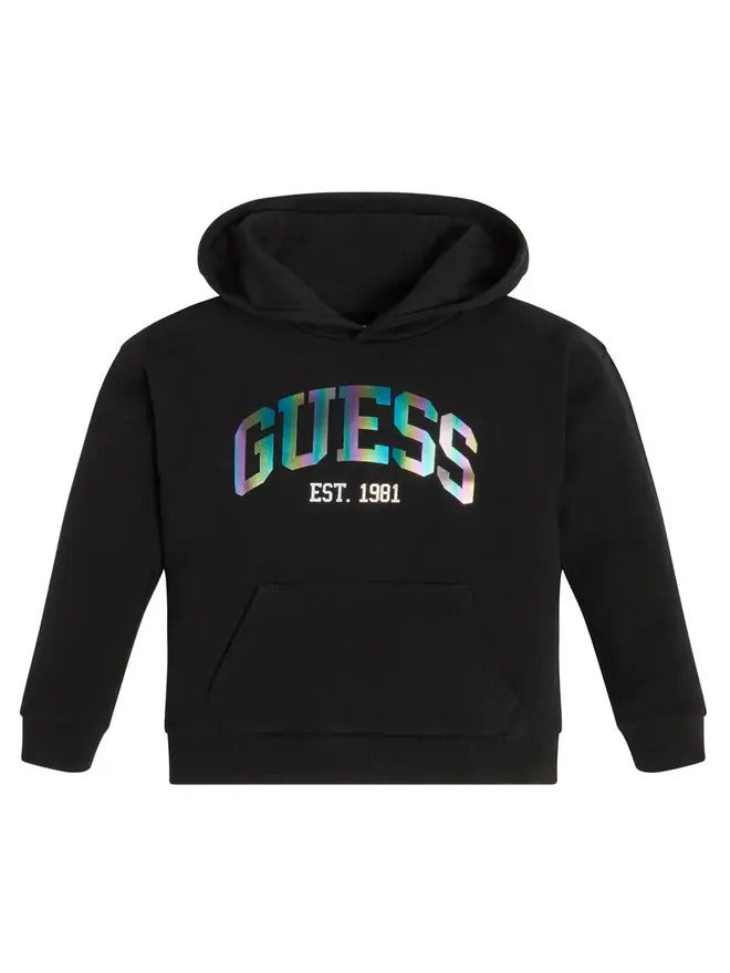 Guess Sweat-shirt à capuche noir Enfant Garçon