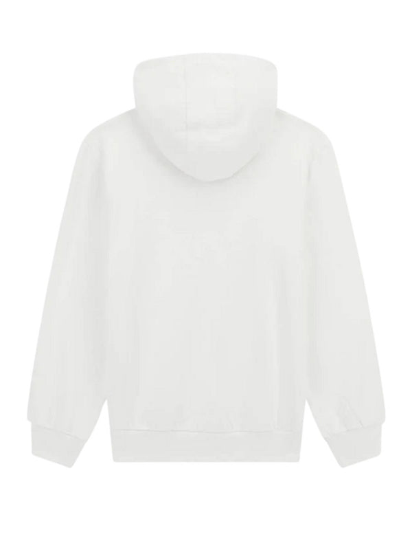 Guess Oversize Ls Active Felpa Con Cappuccio Bianca Bambine Ragazze