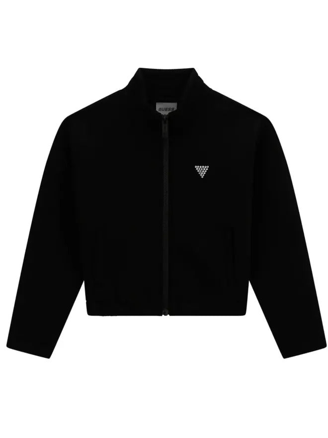 Guess Sweat-shirt zippé noir pour fille
