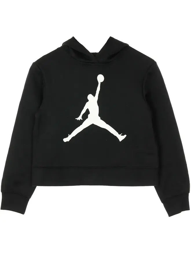 Jordan Jumpman Sweat à capuche noir et blanc pour fille