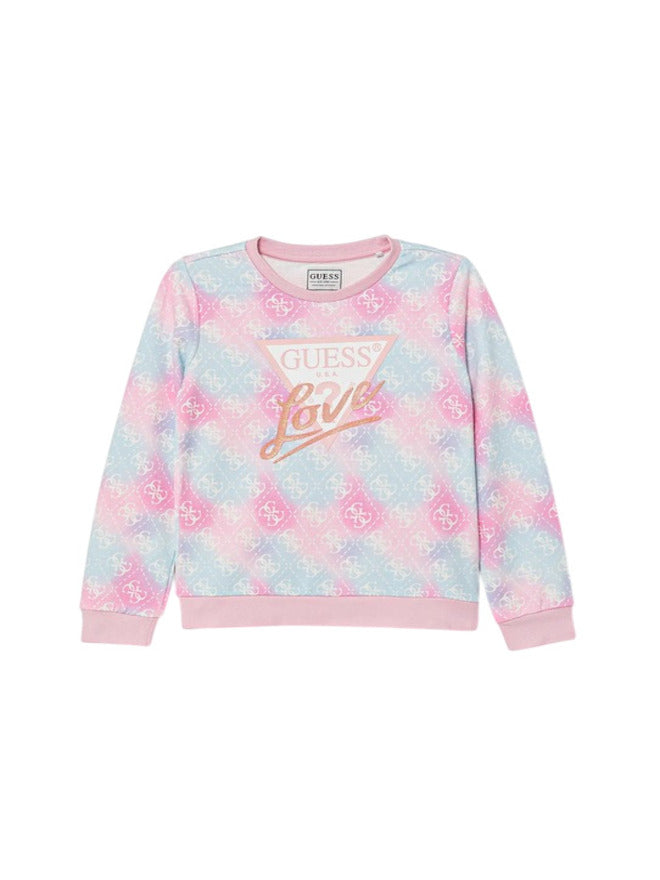 Guess Active Sweat-shirt Col Rond Rose Enfant