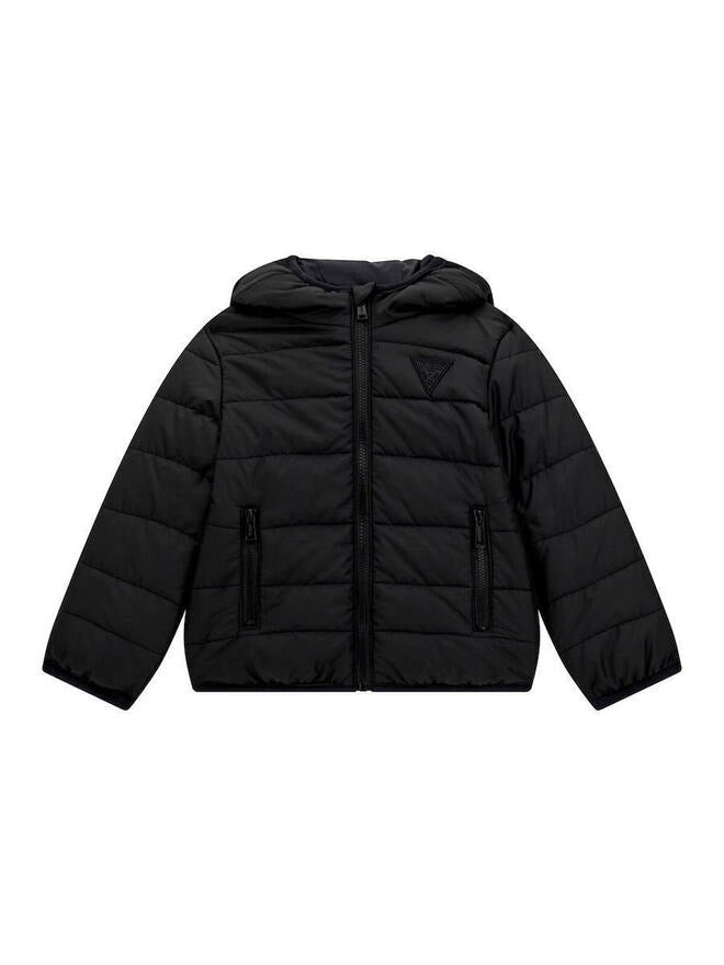 Guess Kids Blouson Teddy Total Black Enfant