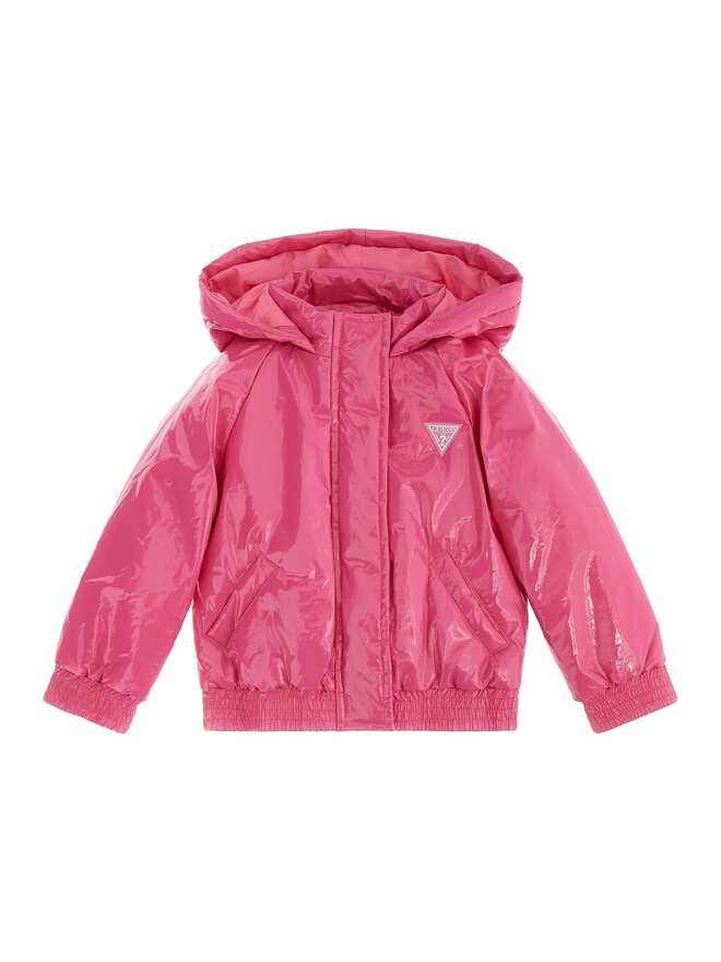 Guess Baby Blouson imperméable rose brillant enfant