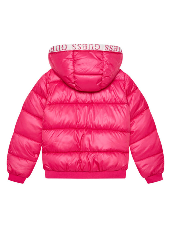 Guess Kids Blouson fuchsia avec logo pour fille