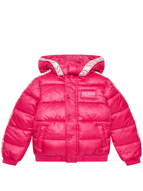 Guess Kids Blouson fuchsia avec logo pour fille