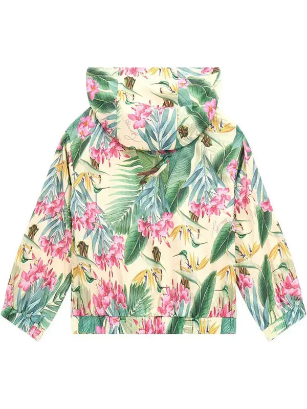 Guess Kids Veste Coupe-Vent à Capuche Multicolore Fille