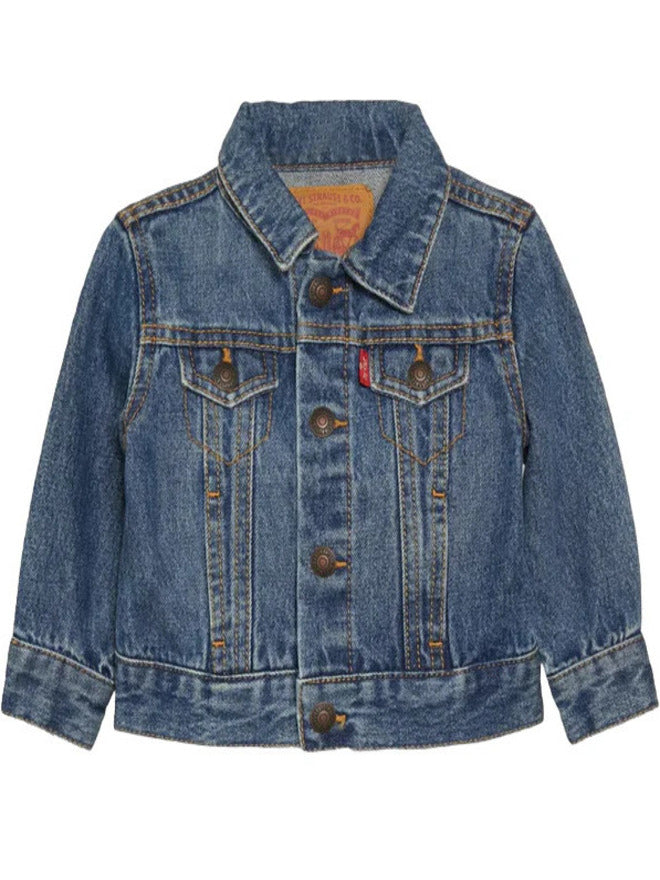 Levi's Lvb Trucker Veste en jean bleu Enfant