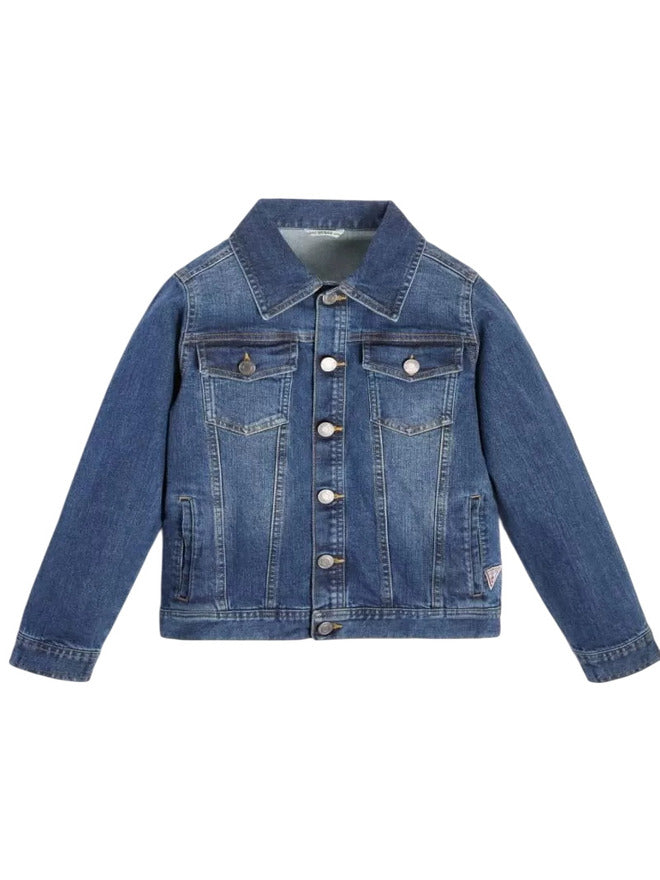Guess Kids Veste en jean bleu Enfants