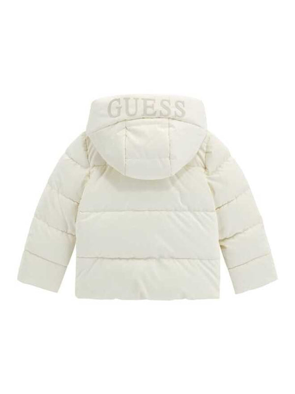 Guess Kids Blouson à Capuche Blanc Filles