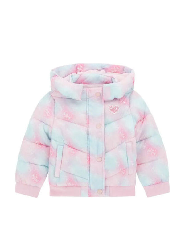 Guess Kids Blouson à Capuche Multicolore Fille