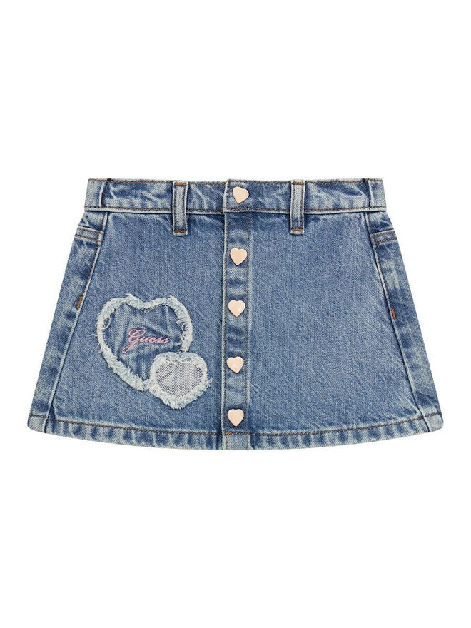 Guess Kids Gonna Di Jeans Bleu Denim Rose Enfant