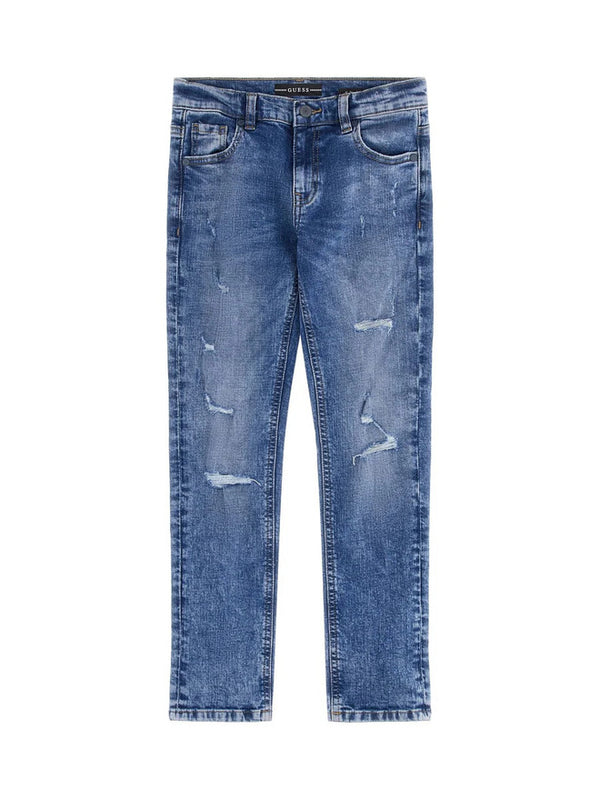 Guess Jeans Bleu Clair Denim Enfant